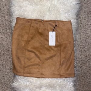 Brand new suede skirt